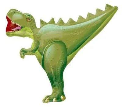 Zdjęcie produktu dla Balon foliowy na patyku - kształt - T-Rex
