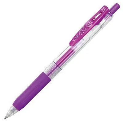 Produktbild von Gelstift "Sarasa Clip", lila, 0,33 mm, Druckmechanik, ZEBRA 35138