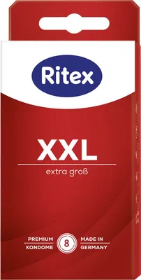 Image de Préservatifs Ritex XXL - Extra larges - 8 pcs.