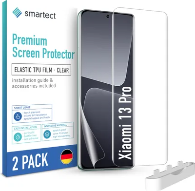 Produktbild von 2x TPU Schutzfolie Klar für Xiaomi 13 Pro Displayschutz Panzerfolie Bildschirm