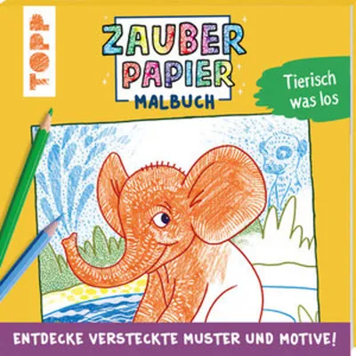 Image de Zauberpapier Malbuch Tierisch was los