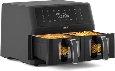 Produktbild von Princess Heißluftfritteuse, leistungsstark, mit Synchronisierungsfunktion und spülmaschinenfest