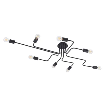 Produktbild von Lindby Deckenleuchte Elimar, 136 cm, 8-flammig, Metall, E27