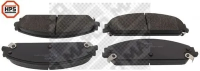 Produktbild von MAPCO Bremsbeläge Satz Vorne für CHRYSLER 300 C Touring (LX, LE) 6894HPS