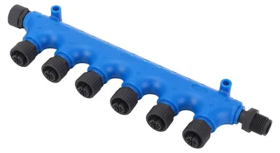 Image de Connecteur en T NMEA2000 à 6 ports, M12 à 5 broches, 22 AWG, IP67, résistant à l'eau, connexion stable pour les réseaux Lowrance