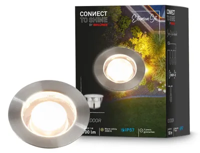 Productafbeelding van BRILONER - Connect to Shine 12V LED inbouwspots voor tuin, uitbreiding