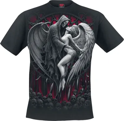 Produktbild von Spiral T-Shirt Herren Forbidden schwarz Gothic, Horror, Rockwear 100% Baumwolle L