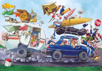 Immagine prodotto di HEYE Puzzle Cartoon Classics: in vacanza! 500 pezzi