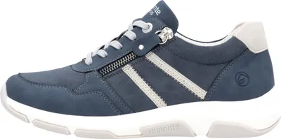 Produktbild von Remonte Damen Sneaker in Weite G mit Kunstleder und Textil D1S04, Größe:37 EU, Farbe:Blau