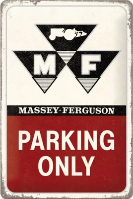 Produktbild von Nostalgic-Art - Blechschild 20 x 30cm - Massey Ferguson - Massey Ferguson Parking Only