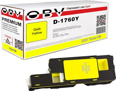 Produktbild von OBV Kompatibel 593-11019 25MRX Toner passend für Dell 1250 1250c 1350cnw 1355cn 1355cnw - gelb 1400 Seiten