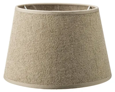 Produktbild von Home Sweet Home Lampenschirm aus Stoff Braun - 20 x 15 x 13 cm