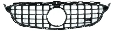 Imagen del producto de Rejilla delantera para Mercedes Clase C W205 S205 C205 A205 14-18 Diseño GTR Panamericana.