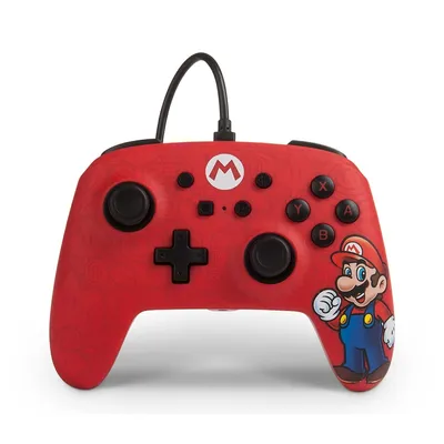 Produktbild von PowerA Mario, Gamepad, Nintendo Switch, Analog / Digital, Kabelgebunden, USB, Mikro-USB