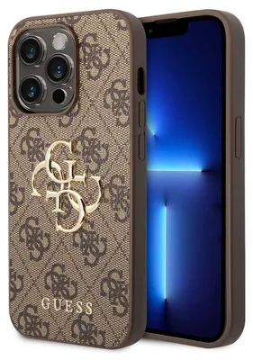 Produktbild von GUESS , Cover, Apple, Apple iPhone 15 Pro Max, 17 cm (6.7"), Braun
