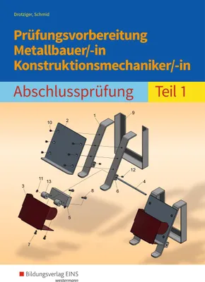 Produktbild von Prüfungsvorbereitung Metallbauer/-in Konstruktionsmechaniker/-in 1