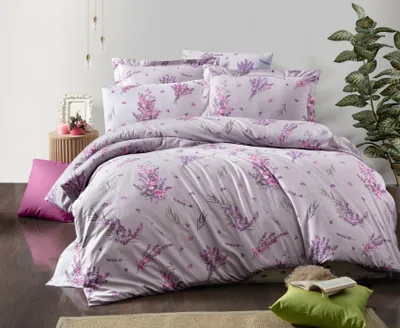 Zdjęcie produktu dla Kvalitex Pościel krepa 140x220,70x90cm BELLS fioletowy