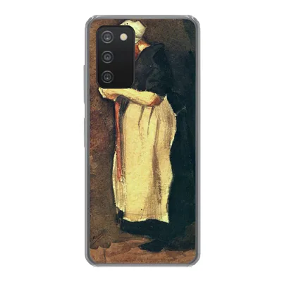 Produktbild von MuchoWow® Handyhülle Schutzhülle Hülle für Samsung galaxy a73 Die Scheveningerin - Vincent van Gogh Silikon Softcase Handy Hülle - Handyhülle