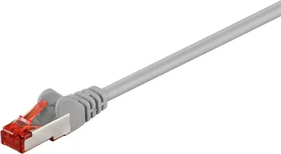 Produktbild von CAT 6 Patchkabel, S/FTP (PiMF), grau Kupferkaschierter Aluminiumleiter (CCA)