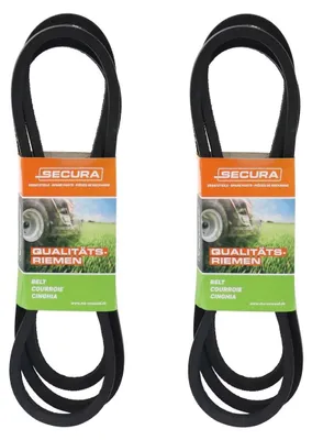 Produktbild von 2x SECURA Fahrantriebsriemen passend für BOLENS 830 | 831 | 528 | 628