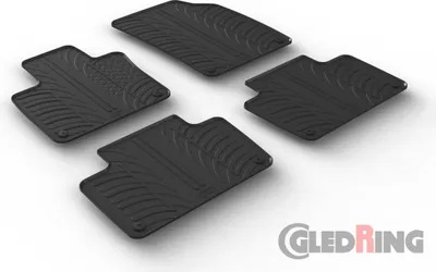 Imagen del producto de Juego de alfombrillas de goma para VOLVO XC90 II (256), delanteras y traseras
