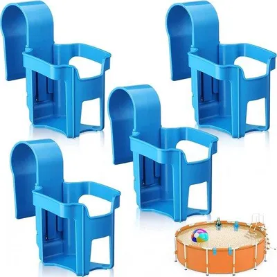 Produktbild von Schwimmbeckenaccessoires - 4 Stück Schwimmbeckenhalter