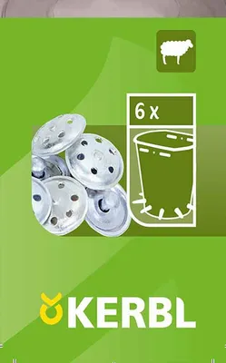 Produktbild von Kerbl Ersatzventil für Eimer 271, 272 6er Pack