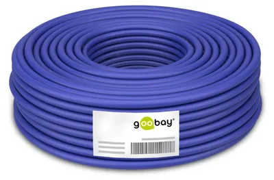 Produktbild von CAT 7A Netzwerkkabel, S/FTP (PiMF), blau