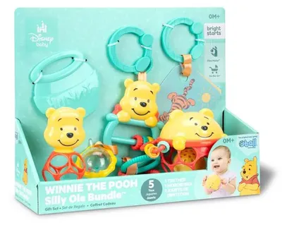 Image de Lot de jouets pour bébé Disney BABY WINNIE, multicolore, 5 pièces
