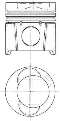 Image de Piston KOLBENSCHMIDT 99339600