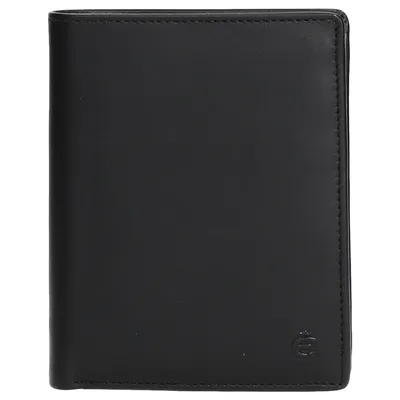Produktbild von Esquire Leder Geldbörse Logo Card Wallet Black schwarz