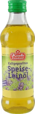 Produktbild von Speiseleinöl kaltgepresst von Kunella Feinkost (100 ml)