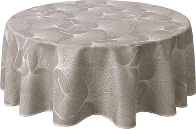 Produktbild von Wasser- und ölbeständiges Tischtuch, pflegeleicht, rund, 160 cm, für Tische von 100 cm