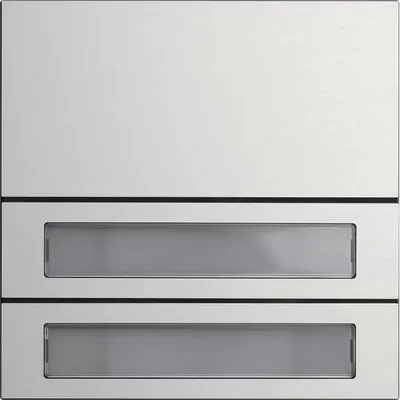 Produktbild von Gira 5532926 Ruftastenmodul 2f System 106 Aluminium