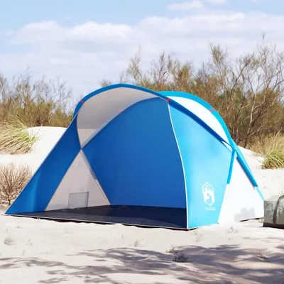Zdjęcie produktu dla vidaXL Namiot plażowy dla 2 osób lazurowy niebieski Wodoodporny Pop-Up