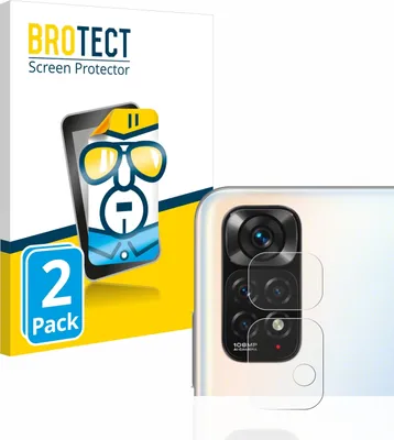 Produktbild von 2x Für Xiaomi Redmi Note 11S (NUR Kameraschutz) Schutzfolie BROTECT Displayschutz Display Schutz Folie Klar Transparent