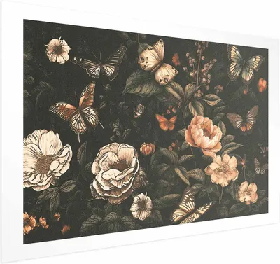 Produktbild von Posterpapier Poster - Rustic Garden 60x40 cm Blumen b-H-10019-ao-a