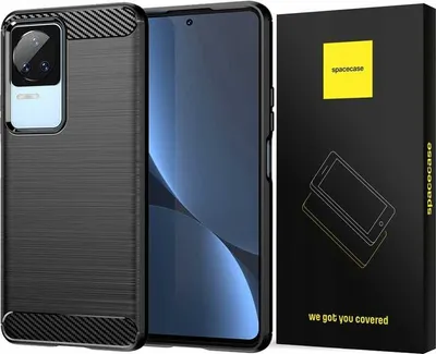 Zdjęcie produktu dla Etui ochronne SPACECASE Carbon do Poco F4 czarny