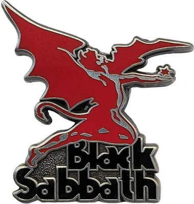 Obrázek produktu pro Black Sabbath - Logo - Odznak - Metal RO10402 (jedna velikost) (červená/černá/stříbrná)