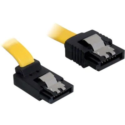 Produktbild von DeLOCK 82812, 0,7 m, SATA III, SATA 7-pin, SATA 7-pin, Männlich/Männlich, Gelb