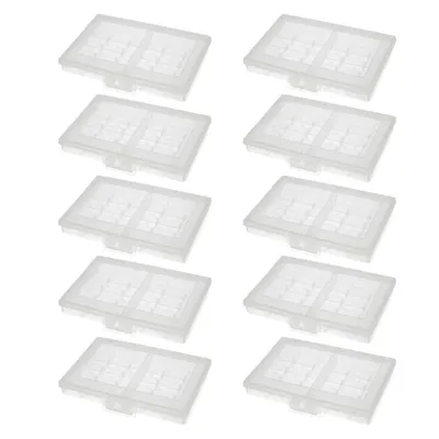10er Pack Aufbewahrungsbox fuer 10x Mignon
