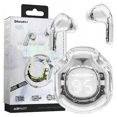 Obrázek produktu pro Bezdrátová sportovní sluchátka Acefast T8 Bluetooth Tws White