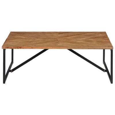 Image de vidaXL Table basse 110x110x36 cm en bois massif d'acacia