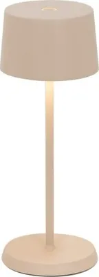 Image de Zafferano OLIVIA PRO MICRO LED lampe de table Sabbia rechargeable et dimmable