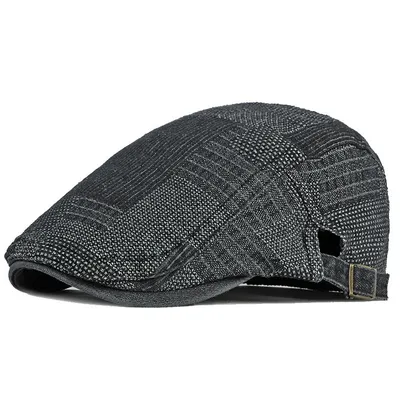 Produktbild von Herren-Baskenmütze VI-26052 - Stylisch in Schwarz KP26052