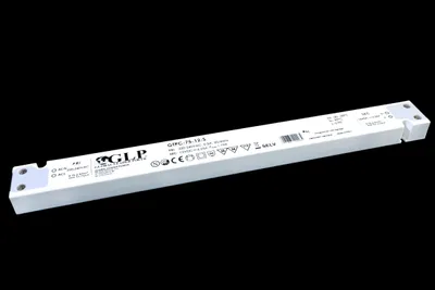 Zdjęcie produktu dla Zasilacz GLP GTPC-75-12-S: 12 V, 6,25 A, smukła konstrukcja