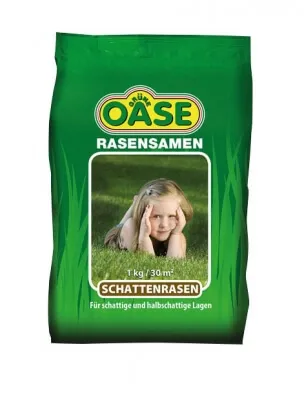 Produktbild von Schattenrasen Rasensamen Saatgut 1kg für 30m²