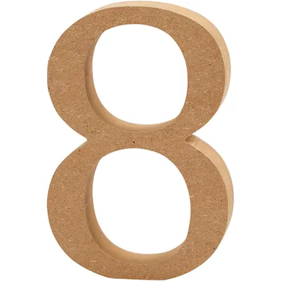 Immagine prodotto di Creativ Company Numero 8 MDF 13 cm, 1.