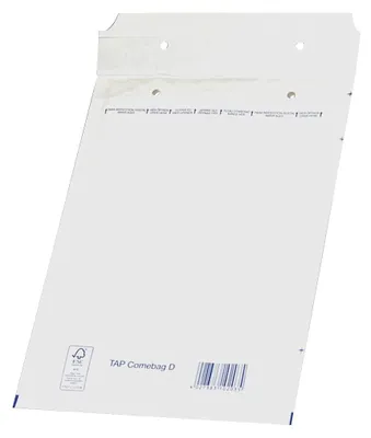 Imagen del producto de Sobres autoadhesivos con burbujas, color blanco, formato D14, paquete de 5 unidades