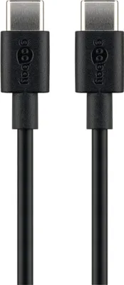 Obrázok produktu pre goobay Nabíjací a synchronizačný kábel USB C čierny 1 m